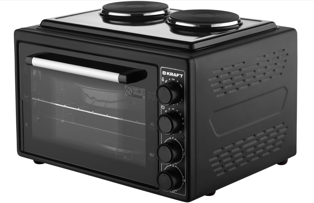 Мини-печь KRAFT KF-MOHP 3800 BL