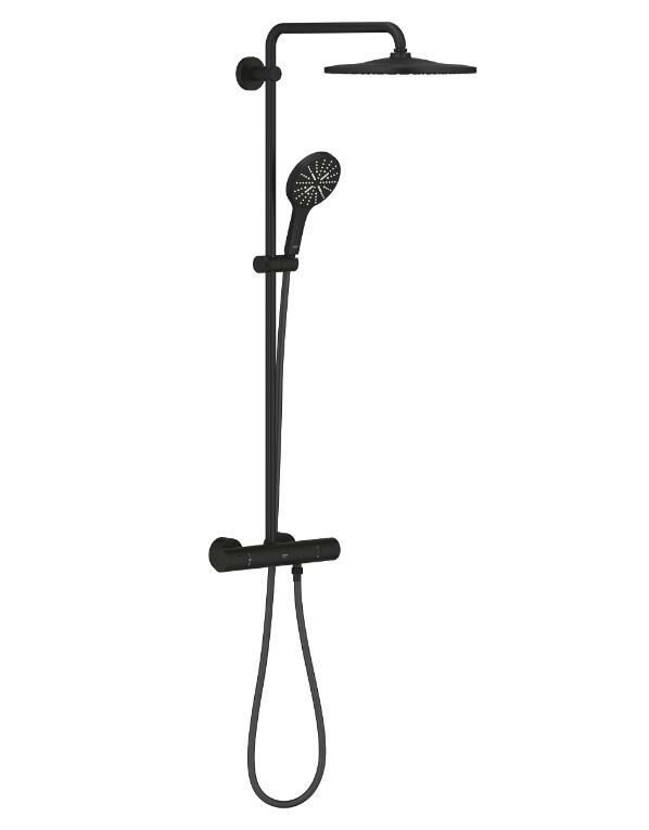 Душевая стойка Grohe Rainshower SmartActive 310 22119KF0, фантомный черный