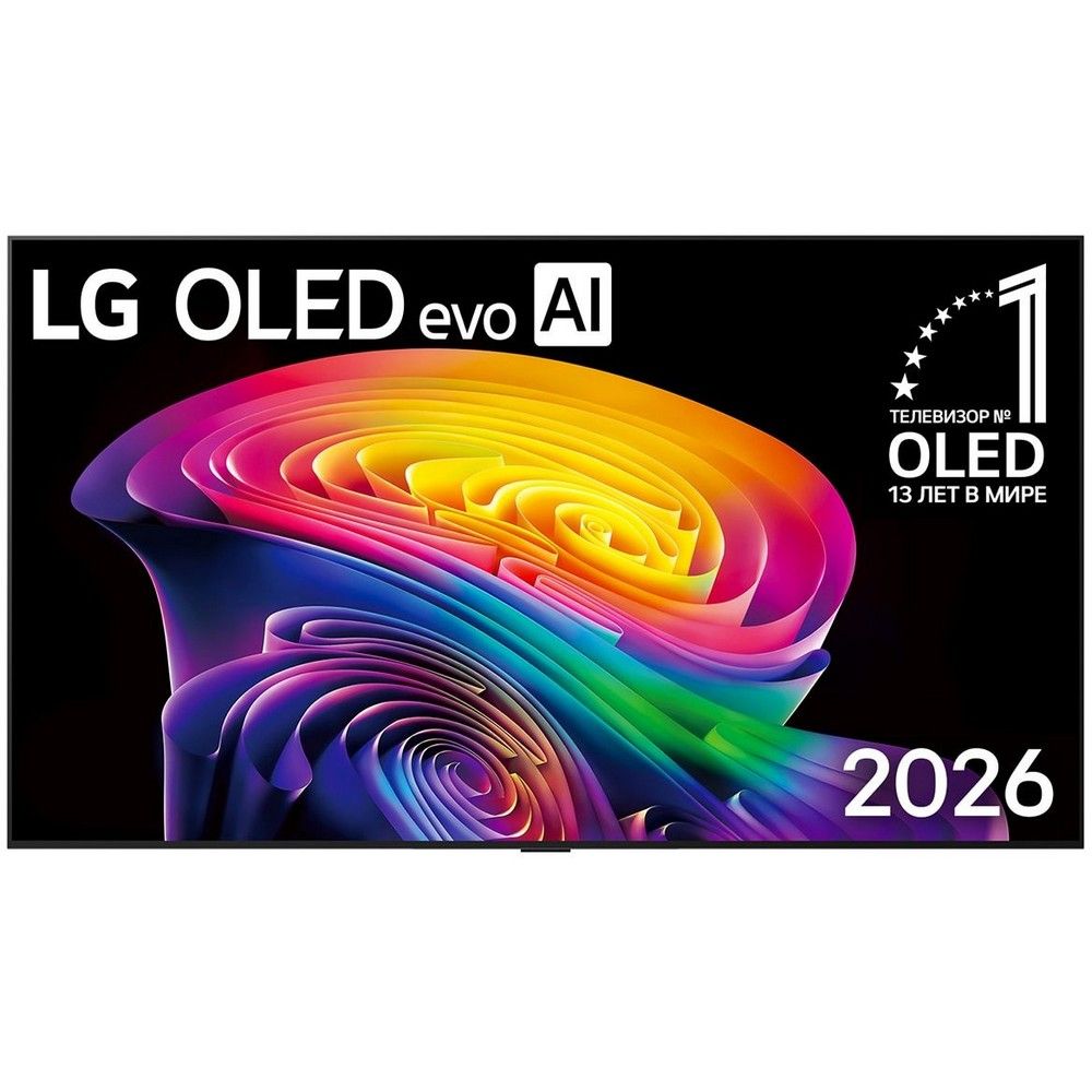 Телевизор LG OLED42C6RLA.ARU, черный/серебристый