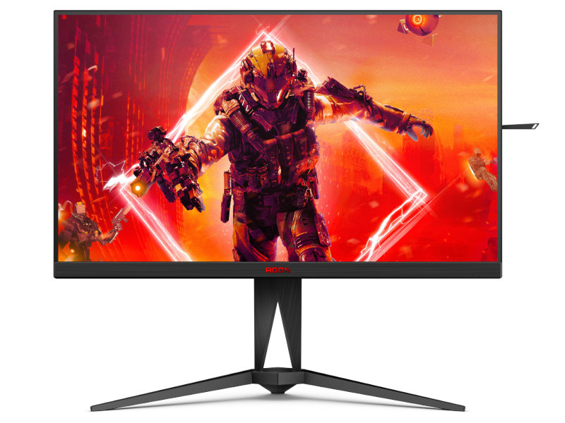 Монитор AOC AG275QXN черный/красный