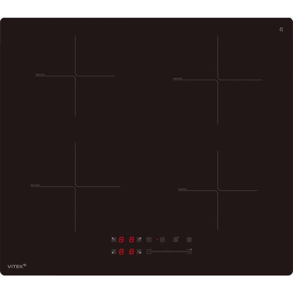Варочная панель индукционная VITEK VHI6410, черный
