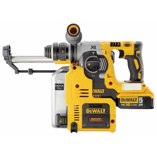 Перфоратор аккумуляторный DeWALT DCH275P2 5.0Ач х2 кейс Li-Ion 18 В 2.1 Дж