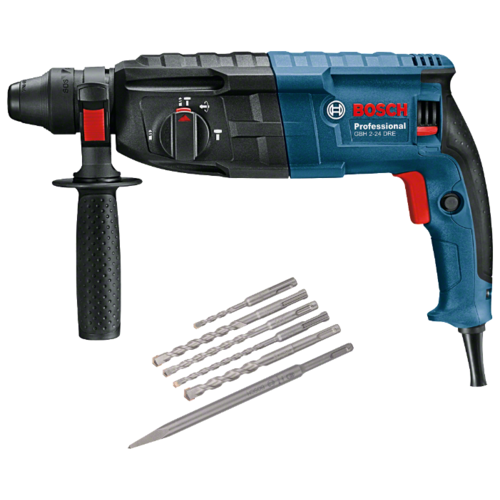 Перфоратор сетевой BOSCH GBH 240  набор буров 2.7 Дж