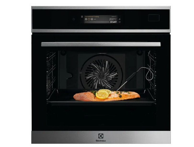 Духовой шкаф электрический Electrolux EOB9S31WX, нержавеющая сталь/черный