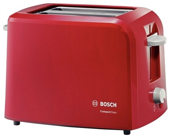 Тостер Bosch TAT 3A014 красный