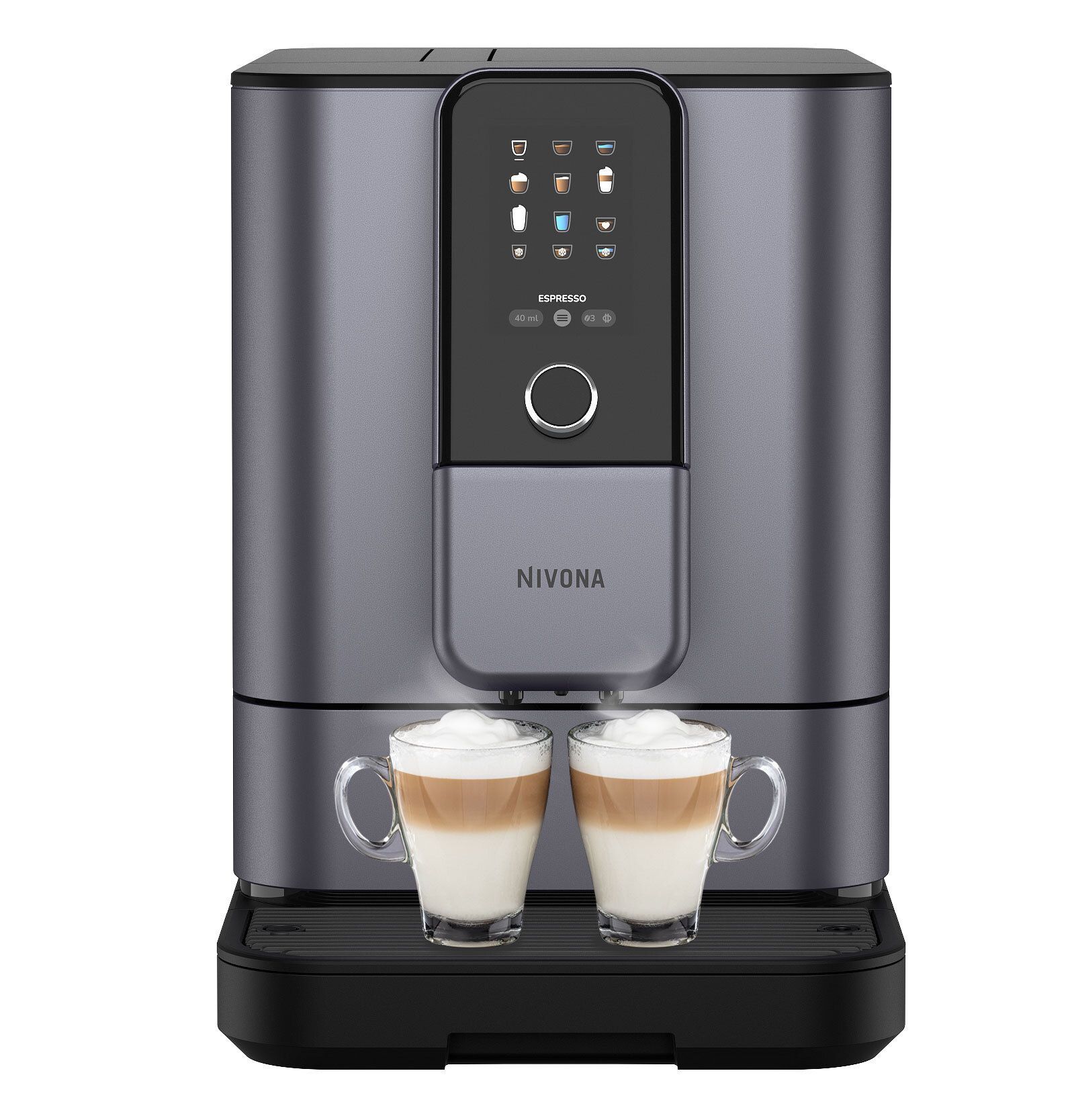 Кофемашина автоматическая Nivona CafeRomatica NIVO 8107, голубой/черный