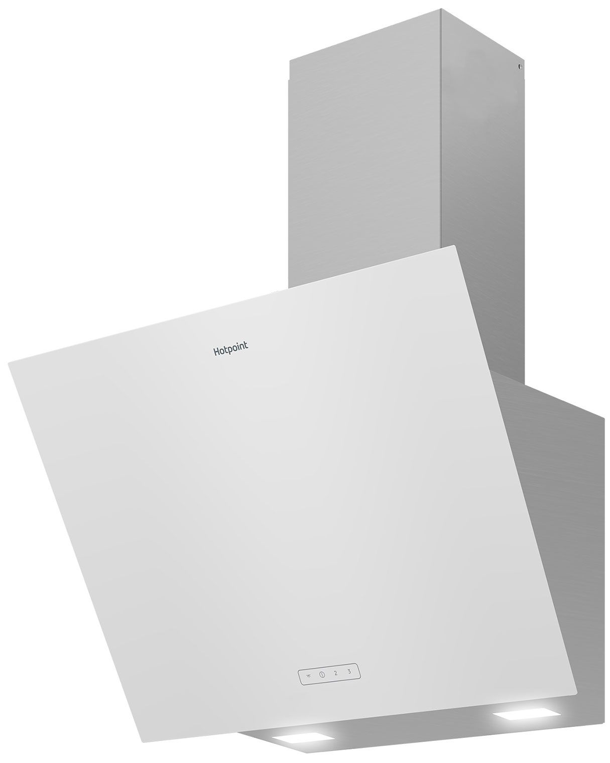Вытяжка наклонная Hotpoint HPHV 62FLT WH, белый