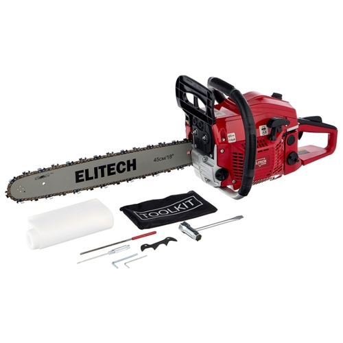 Пила цепная бензиновая ELITECH БП 45/18 Промо
