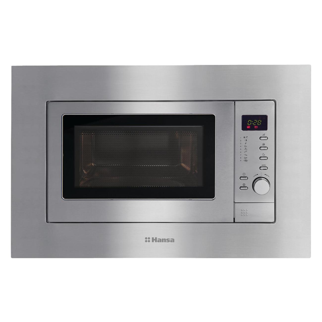Микроволновая печь встраиваемая Hansa AMGB20E2GX, серебристый