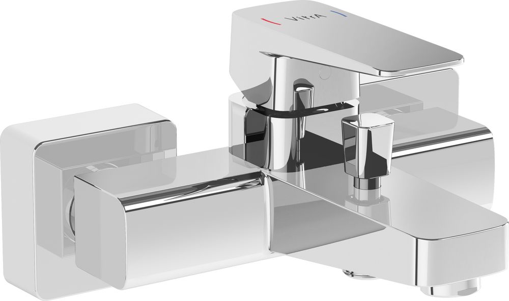 Смеситель для ванны VitrA Root Square A42737EXP (без душевого гарнитура), хром