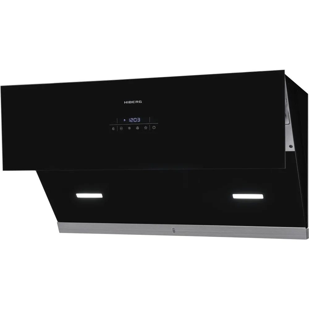 Вытяжка наклонная HIBERG VM 90131 B, черный
