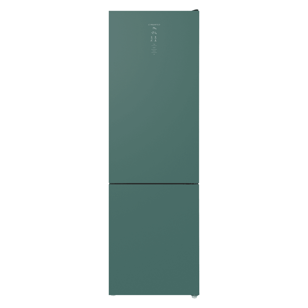 Холодильник MAUNFELD MFF200NFGN Matt Inverter, зеленый матовый
