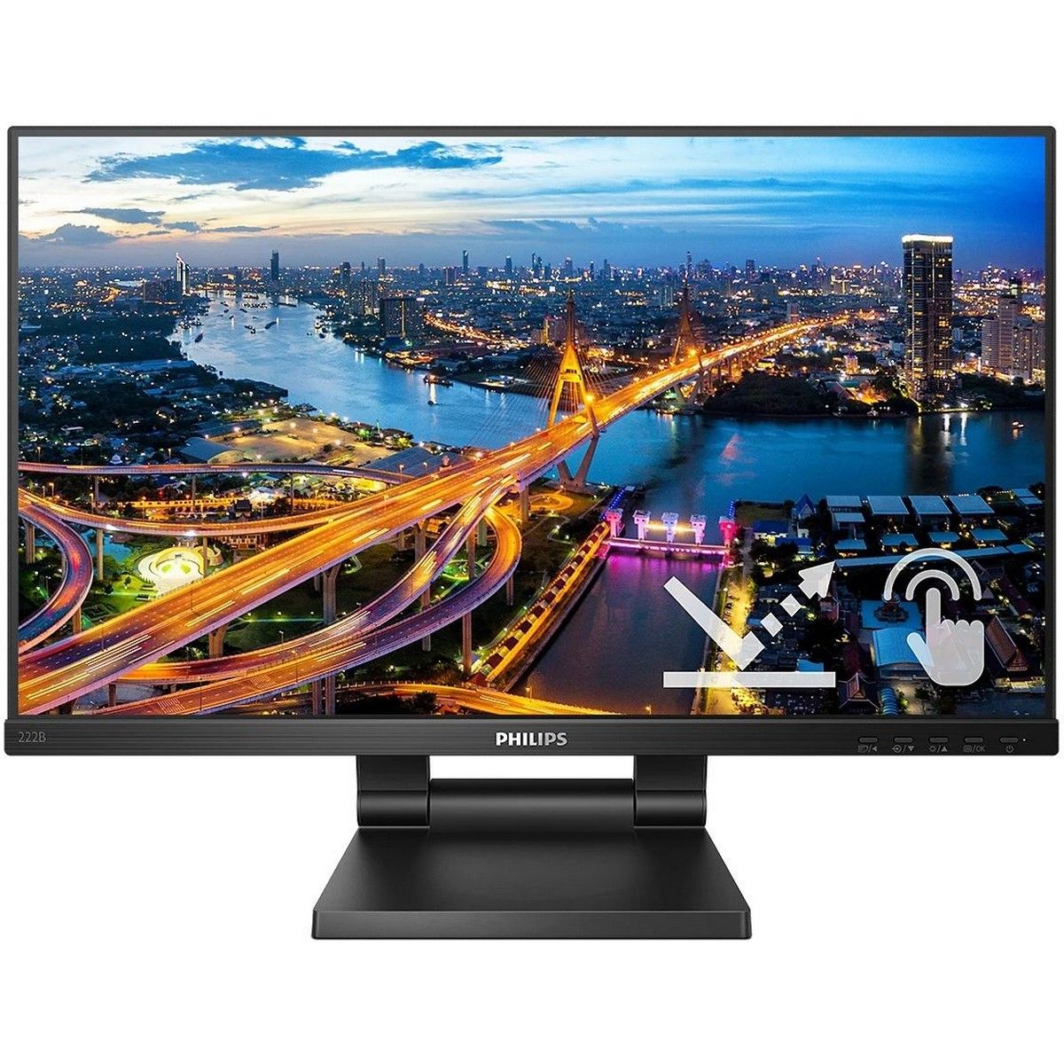 Монитор Philips B Line 222B1TC, черный