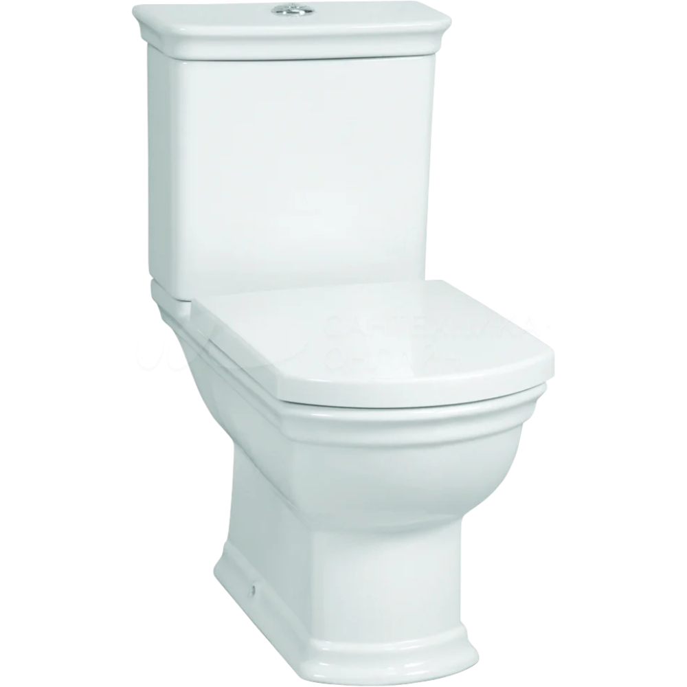 Унитаз напольный VitrA Serenada 9722B003-7205 (с сиденьем микролифт), белый