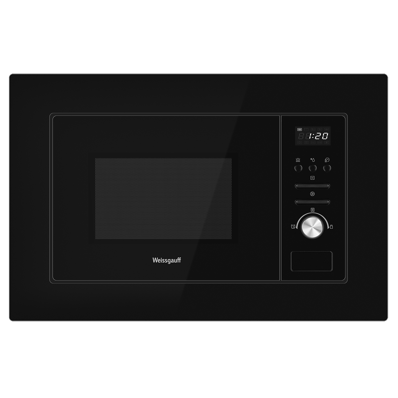 Микроволновая печь встраиваемая Weissgauff BMWO-206 Grill, черный