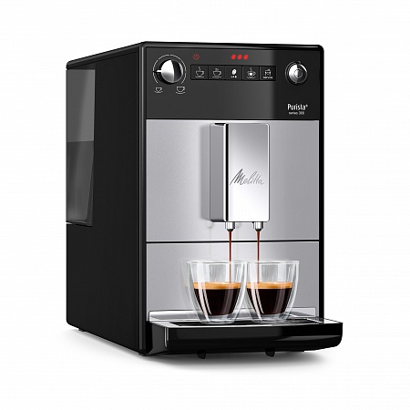 Кофемашина Melitta Purista Series 300 серебристстый/черный