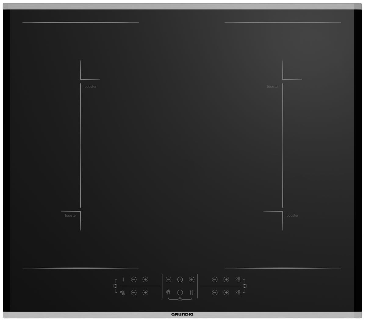 Варочная панель индукционная Grundig GIEI623481MX, черный