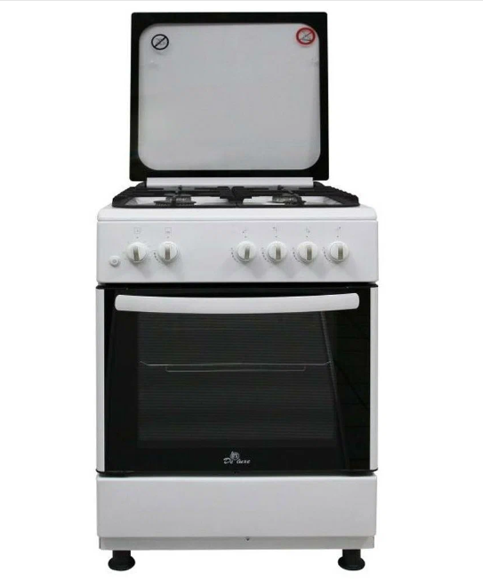 Плита Газовая De Luxe 606040.24-001г (кр) ЧР белый