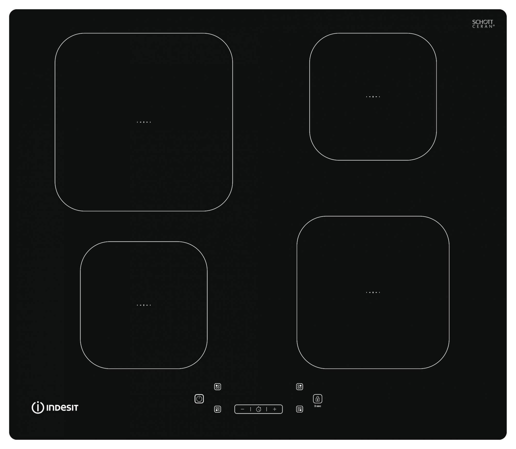 Индукционная варочная панель Indesit IS 83Q60 NE