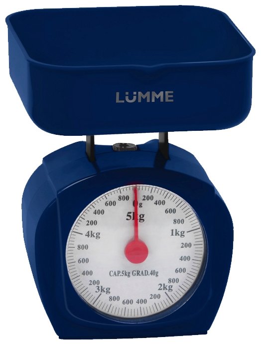 Кухонные весы Lumme LU-1302 темный топаз
