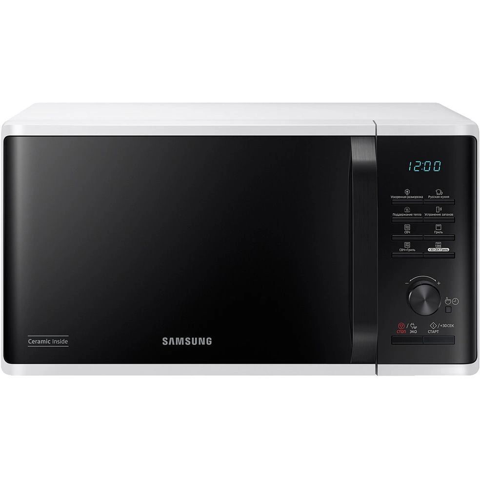 Микроволновая печь Samsung MG23K3515AW/BW, белый/черный