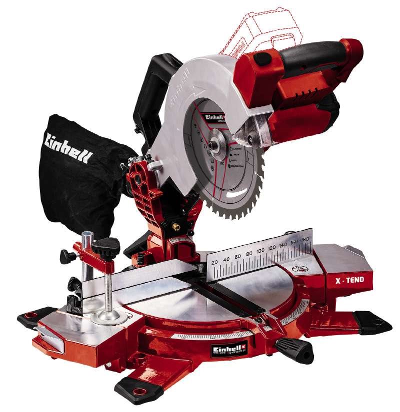 Пила торцовочная EINHELL PXC TE-MS 18/210 Li-Solo (без  АКК и ЗУ)