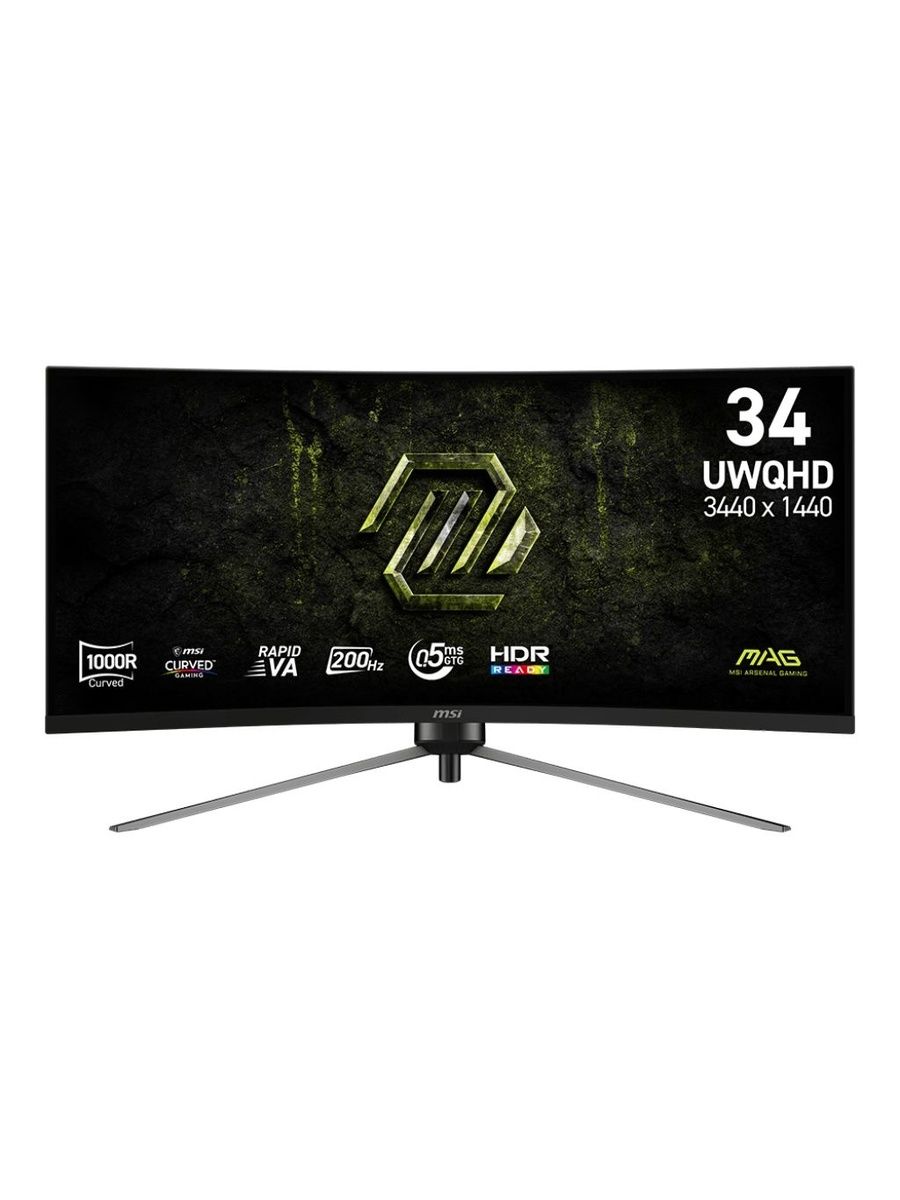 Монитор MSI MAG 345CQRF E20, черный