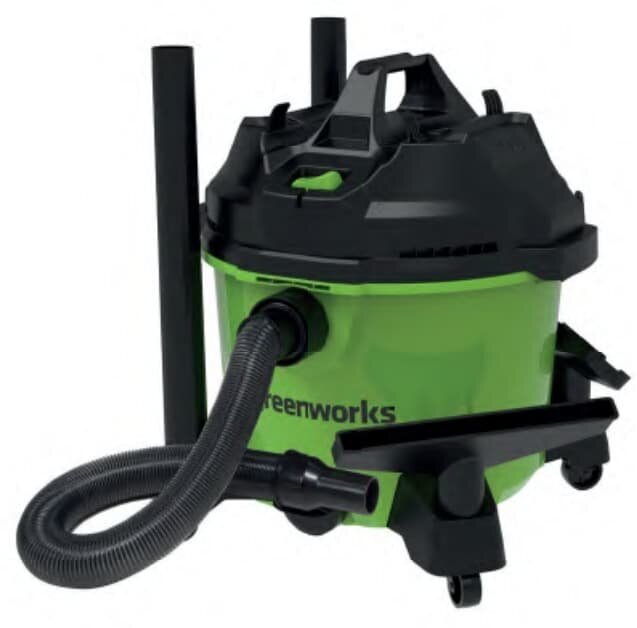 Пылесос строительный GreenWorks G120WDV