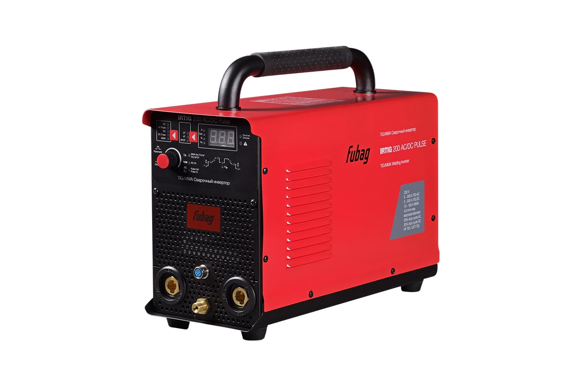 Сварочный аппарат Fubag Irtig 200 AC/DC Pulse + горелка FB TIG 26 5P 4m 31564.1