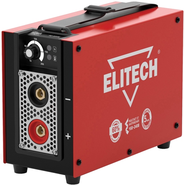 Сварочный аппарат инверторного типа ELITECH ИС 220М E1703.018.00