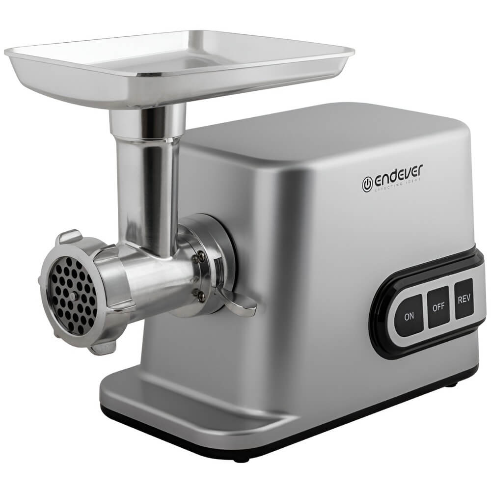 Мясорубка электрическая Endever Sigma-112, серебристый