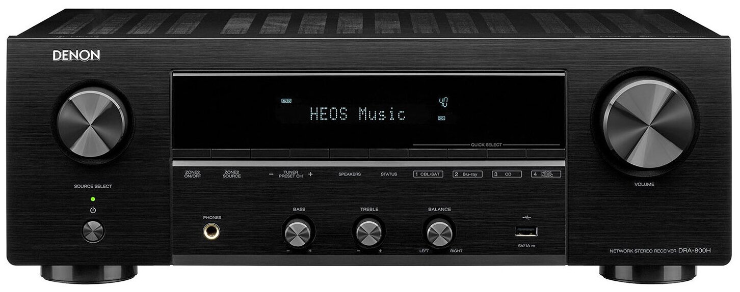 Ресивер AV Denon DRA-800H черный