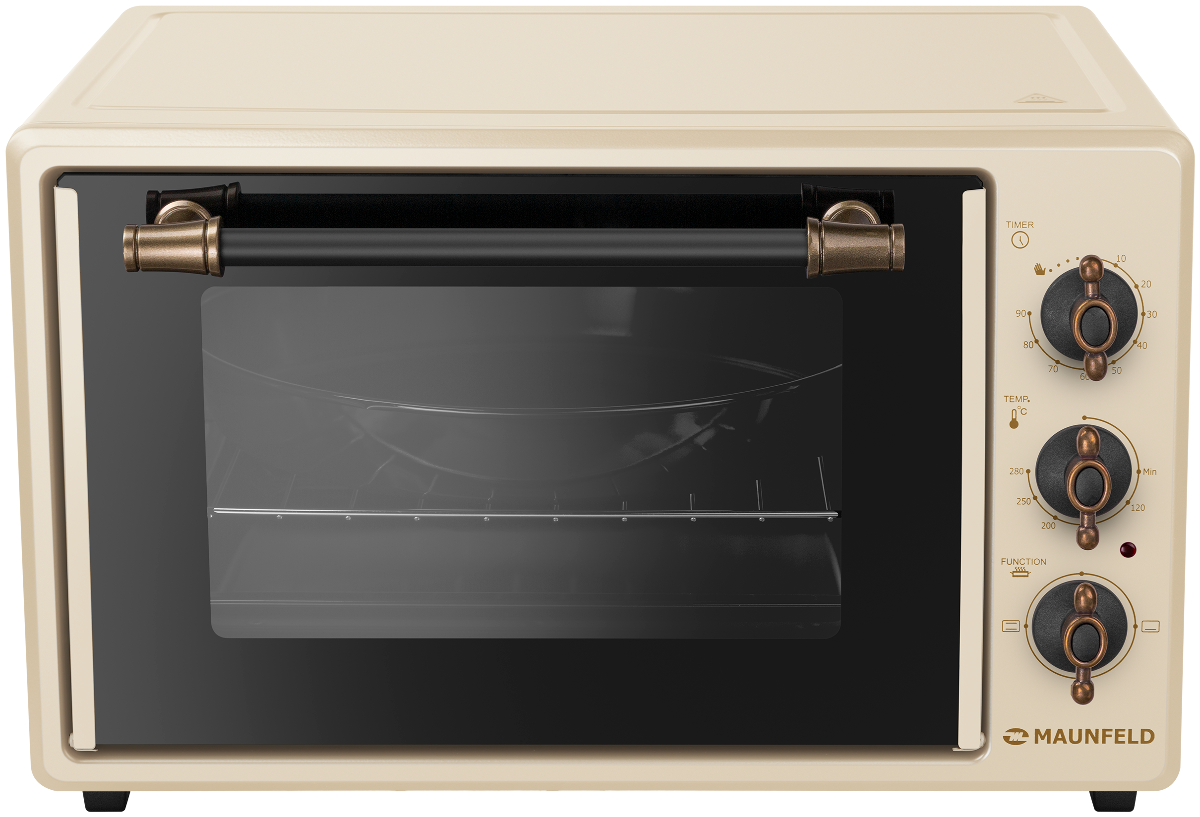 Мини-печь MAUNFELD MMO-373MBG02, бежевый