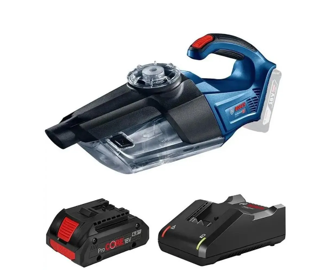 Пылесос строительный Bosch GAS 18+1xPC, синий