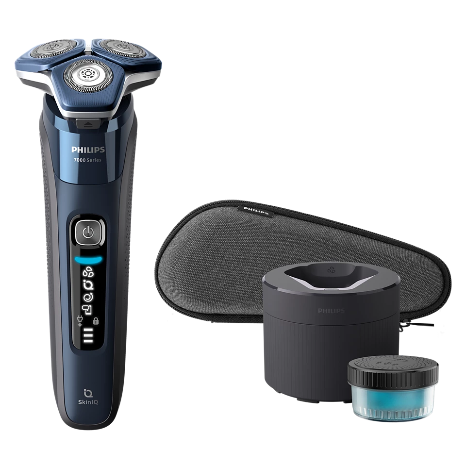 Электробритва Philips S7885/50, черный/синий