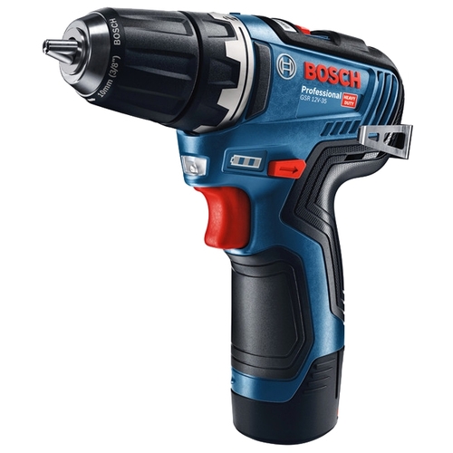 Дрель-шуруповерт аккумуляторная BOSCH GSR 12V-35 Li-Ion 3.0 А-ч 12 В х2 L-BOXX 35 Н·м 0.601.9H8.002