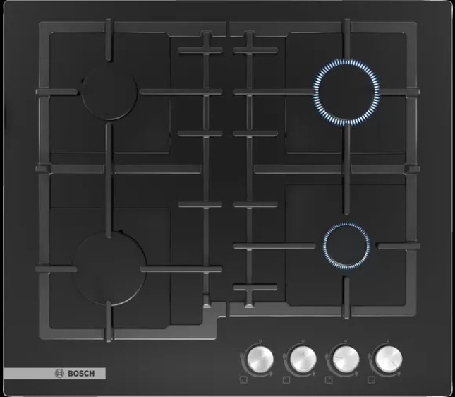 Варочная панель газовая Bosch PNP6B6O92R, черный