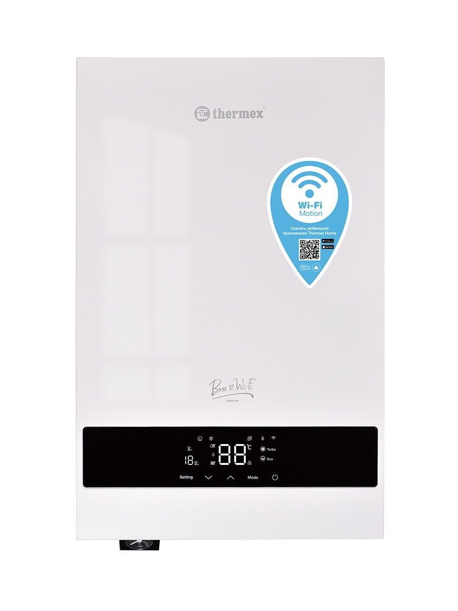 Котел электрический Thermex Boss 12 Wi-Fi White
