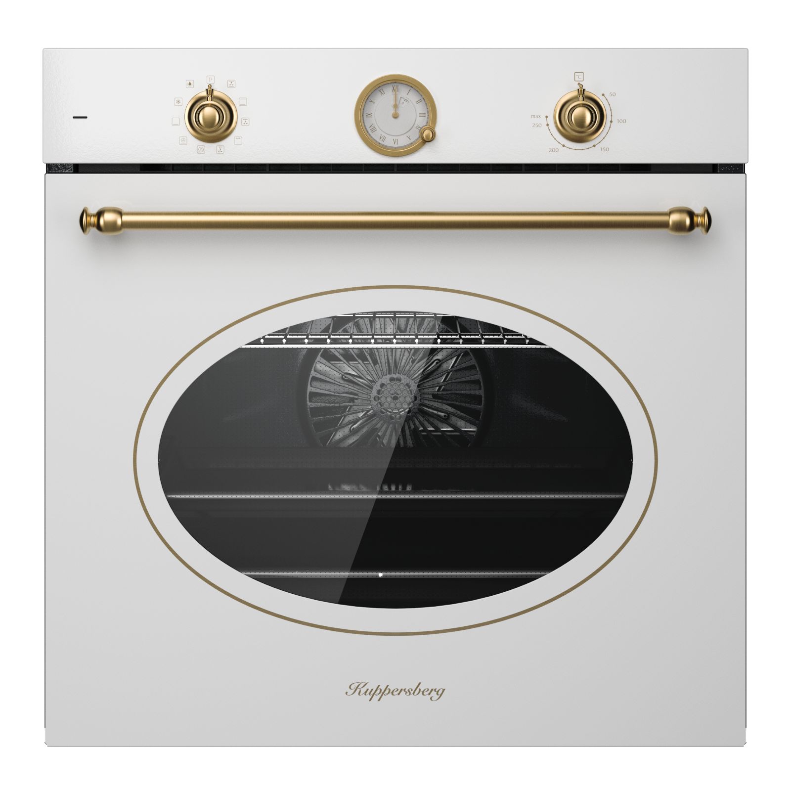 Духовой шкаф Kuppersberg SR 610 W bronze, белый/бронза