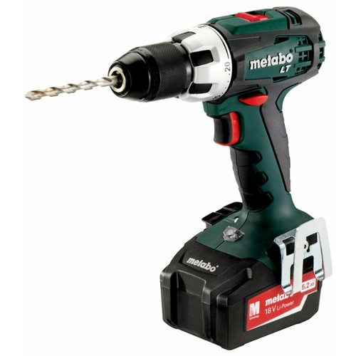 Дрель-шуруповерт Metabo BS 18 LT 5.2Ah x2 Case