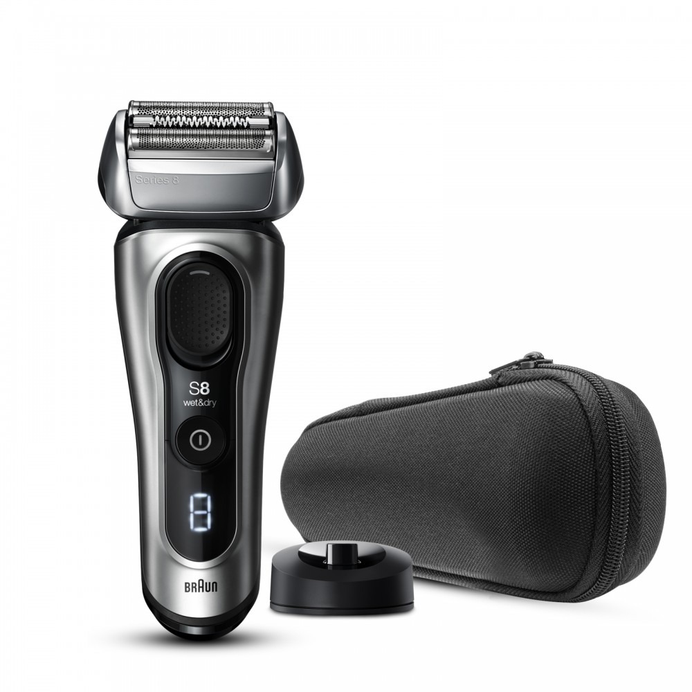Электробритва Braun S8 8417s Silver 1/3, серебристый