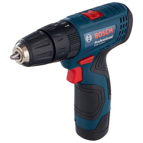 Дрель-шуруповерт ударная аккумуляторная BOSCH GSB 120-LI Li-Ion 2.0 А-ч 12 В х2 кейс 30 Н·м 0.601.9G8.100