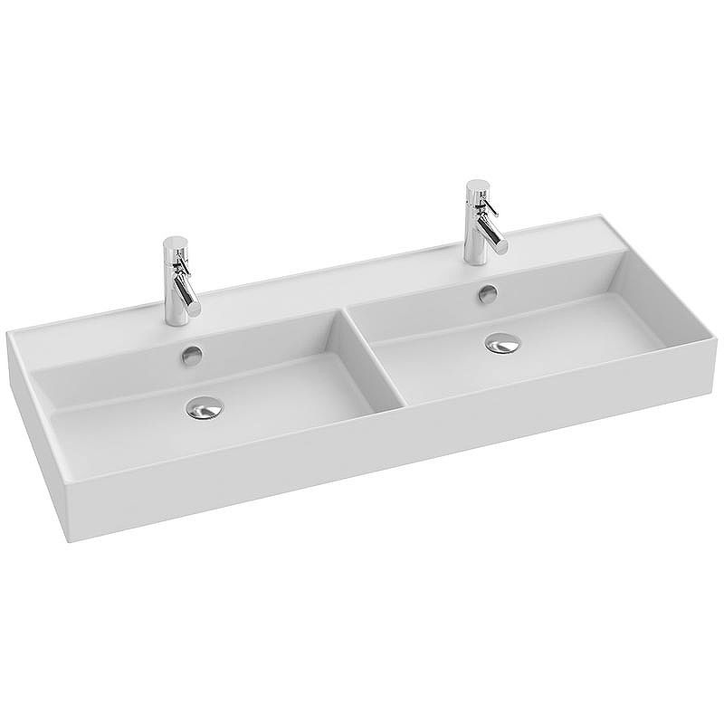 Раковина двойная Jacob Delafon Vivienne EXBL112-00 120 см, белый