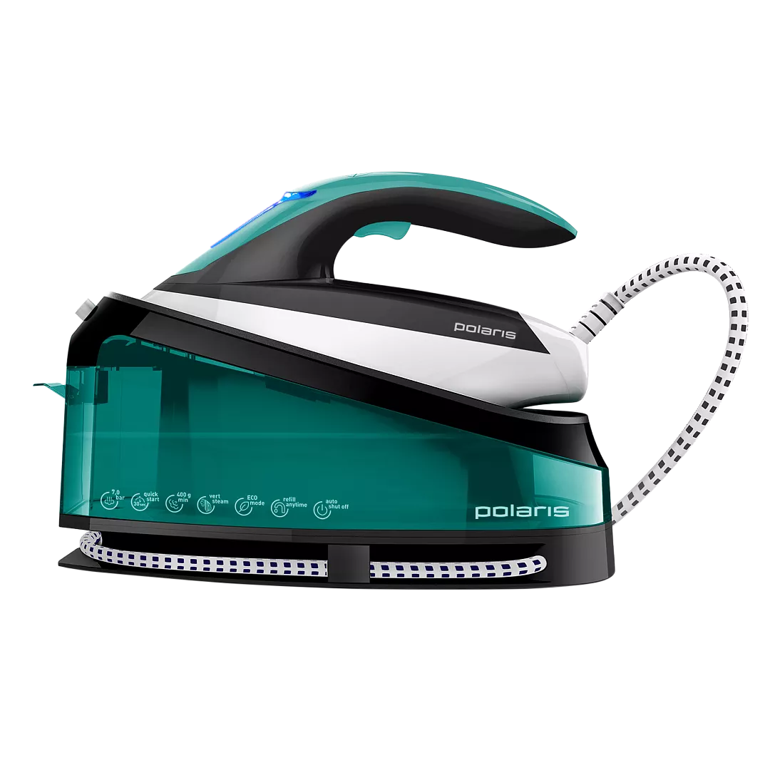 Парогенератор Polaris PSS 7510K, зеленый/чёрный