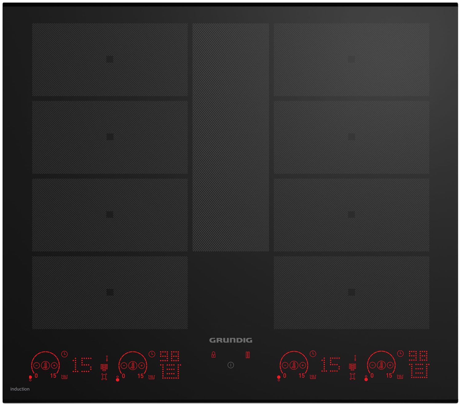 Варочная панель индукционная Grundig GIEI638980IF, черный