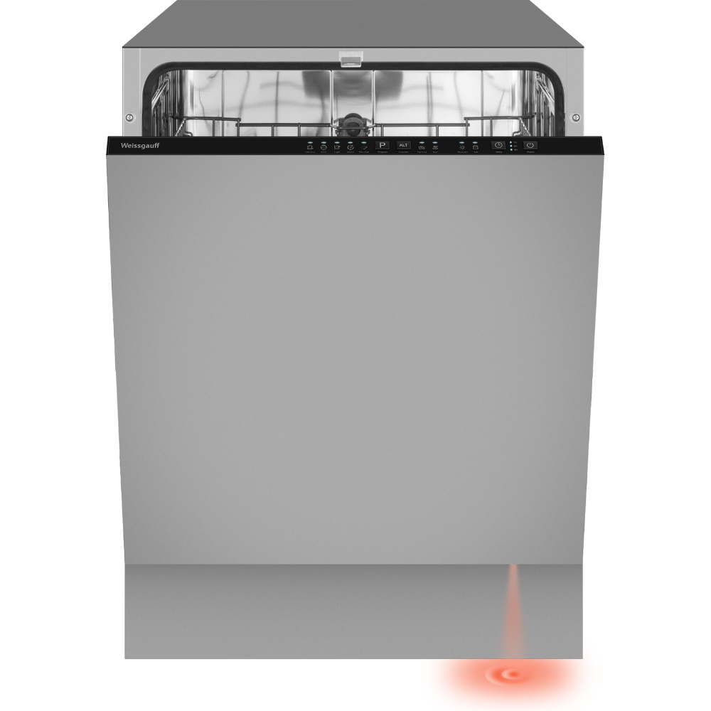 Посудомоечная машина встраиваемая Weissgauff BDW 6025 Infolight, серебристый