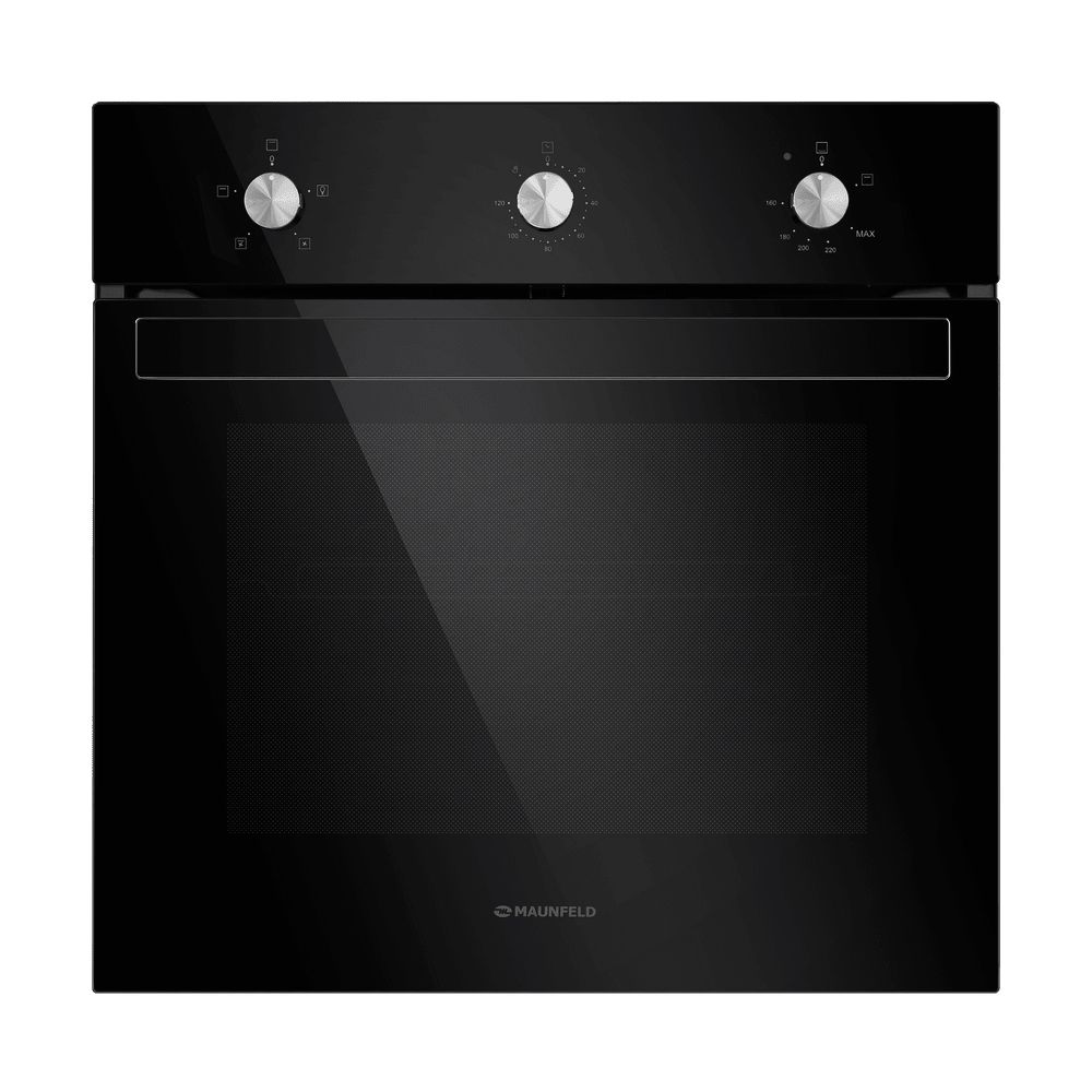 Духовой шкаф газовый Maunfeld EOGC604B Slim, черный