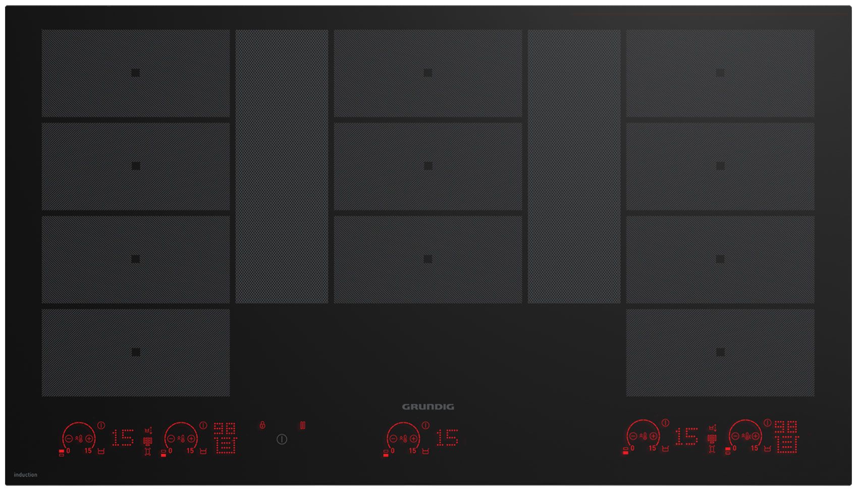 Варочная панель индукционная Grundig GIEI938980I, черный
