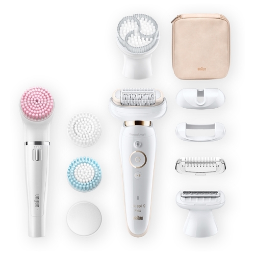 Эпилятор Braun SES 9100 Silk-epil 9 Flex Beauty Set  щетка для лица