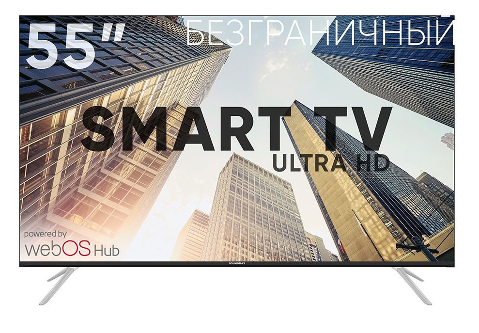 Телевизор Soundmax SM-LED55M06SU, черный